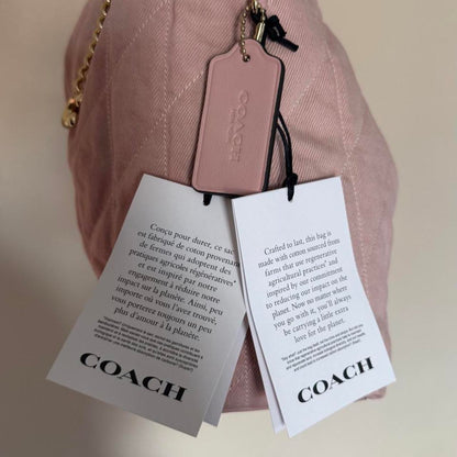 Evelyn Shoulder Bag In Loved Denim