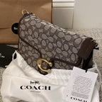 NWT COACH Soft Tabby Shoulder Bag Signature Jacquard CDT21