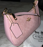 NEW Coach Teri Pink Signature Shoulder Bag Crossbody Purse W/ Strap & Dust Bag✨
