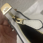 NWT COACH Women’s Teri Shoulder Bag In Signature Canvas In White/Chalk