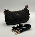 Coach Outlet Teri Brown Shoulder Women's Bag Signature Canva NWT