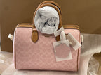 Coach Rowan Large Satchel Bag In Signature Canvas With Charms NWT