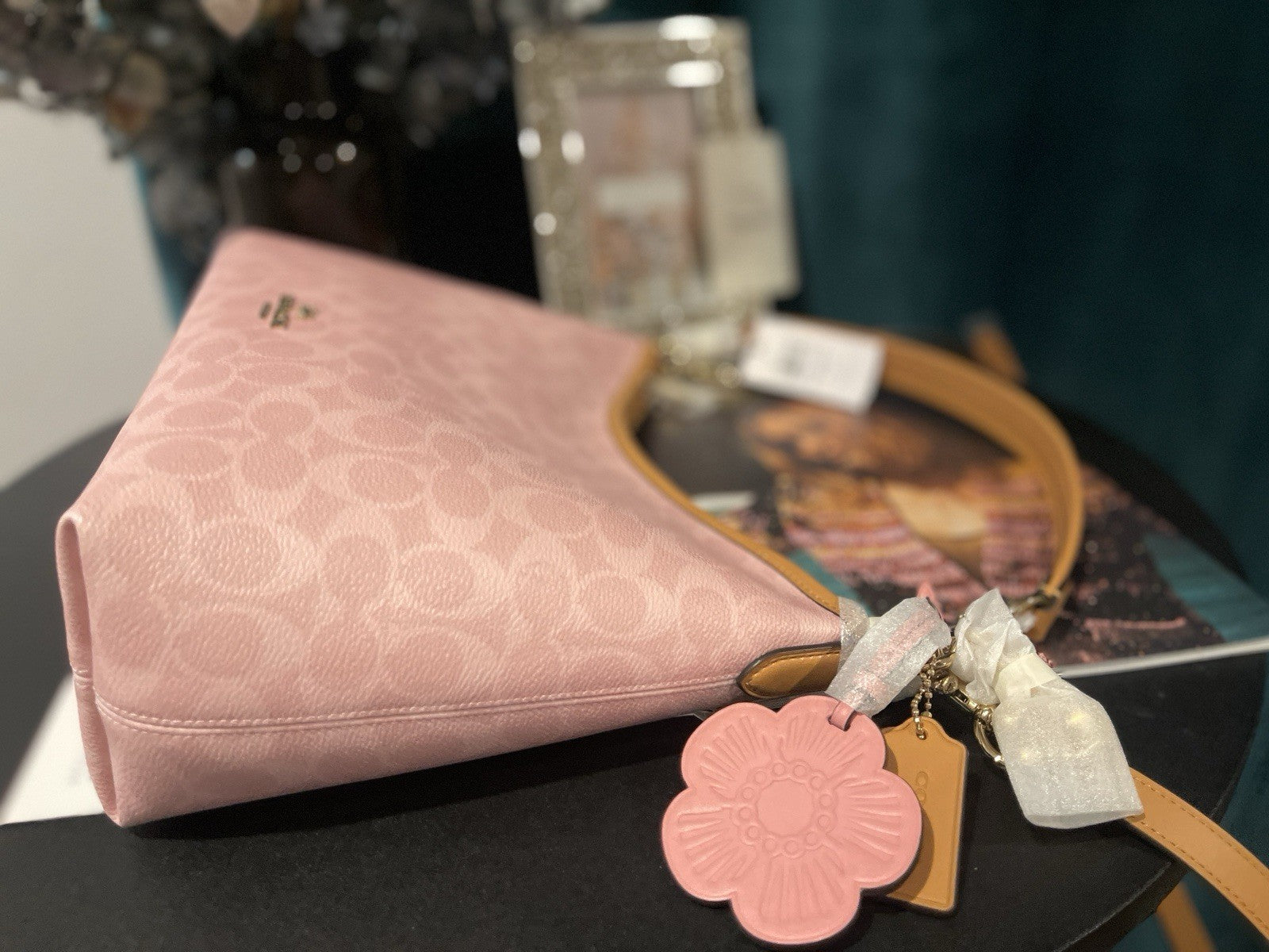 NWT Coach Laurel Shoulder Bag (Style CEL12) — Powder Pink with Original Package