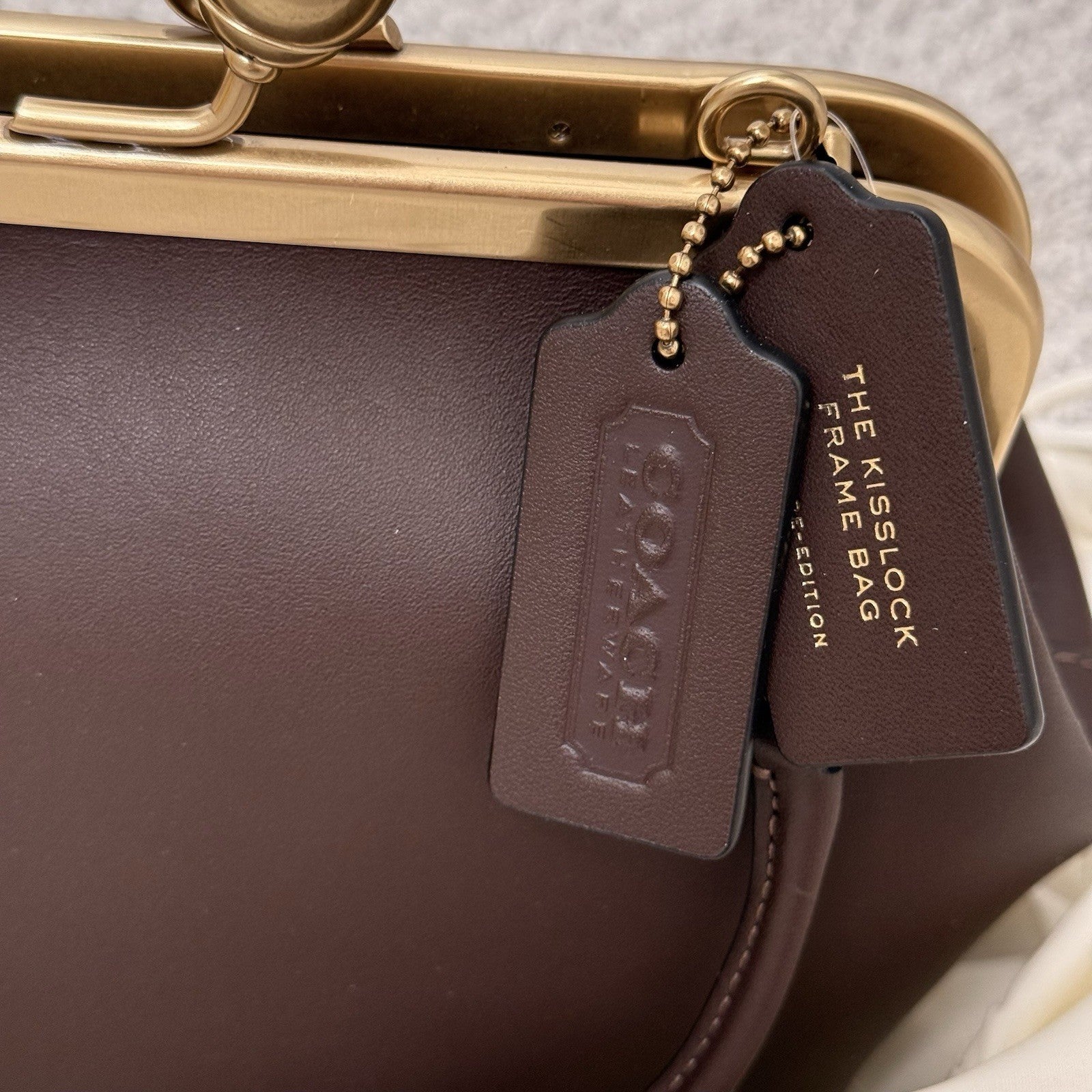 NWT COACH Small Kisslock Frame Bag 16 ~ CCY28