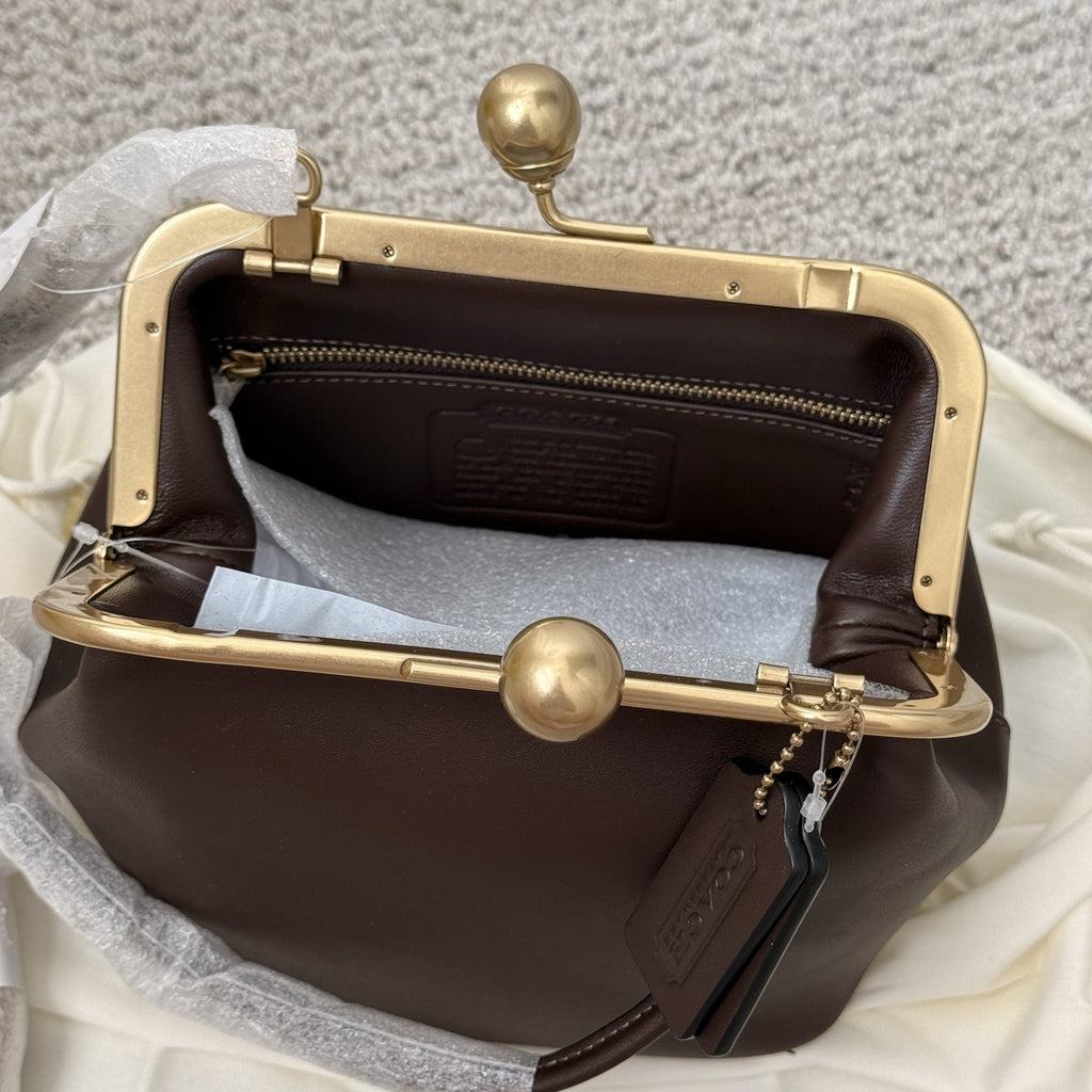 NWT COACH Small Kisslock Frame Bag 16 ~ CCY28