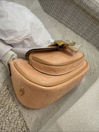 *SEALED* COACH Ashton Mini Shoulder Bag Signature Leather Gold/Faded Blush Pink