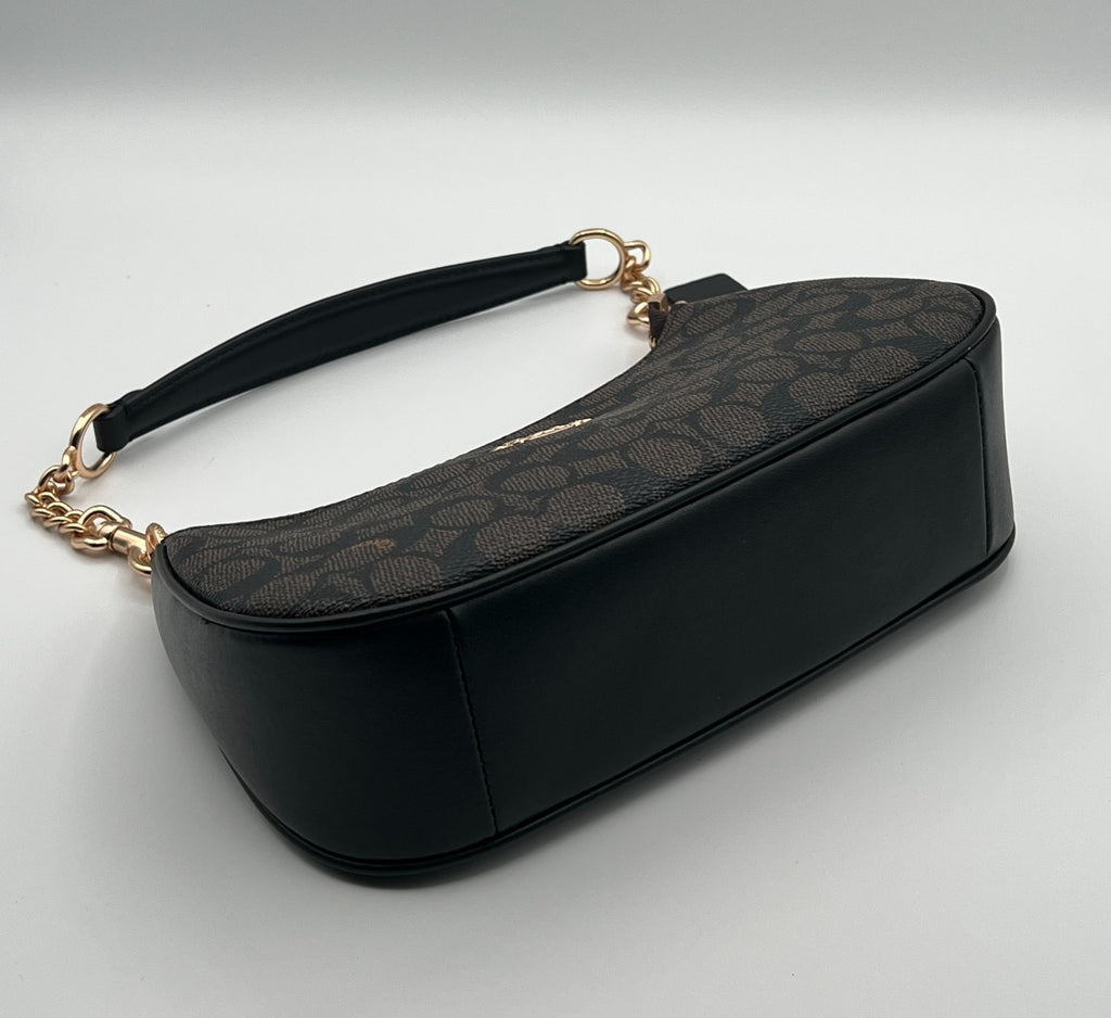 Coach Outlet Teri Brown Shoulder Women's Bag Signature Canva NWT