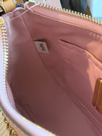 COACH TERI SHOULDER BAG IN SIGNATURE CANVAS CEA20 Pink Powder NWT