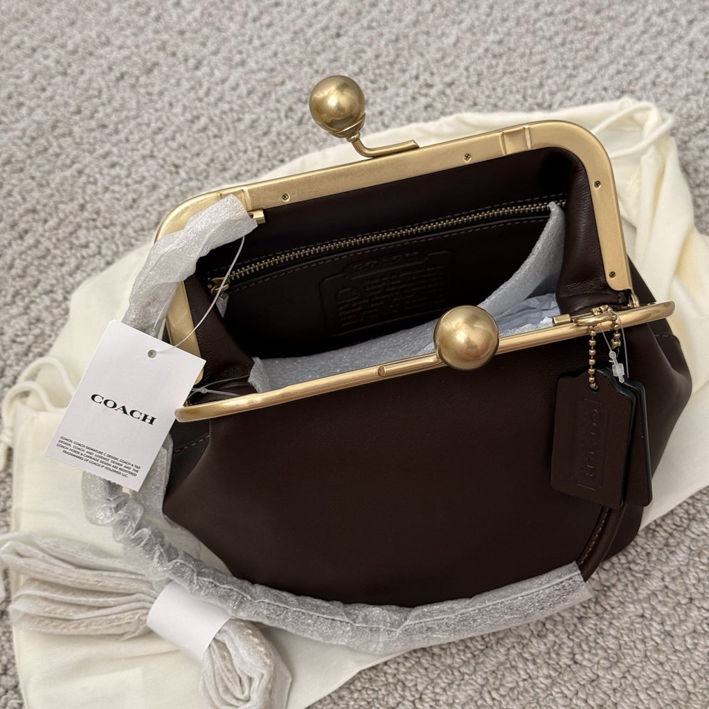 NWT COACH Small Kisslock Frame Bag 16 ~ CCY28