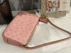 coach Plaza Small Signature Canvas Slim Shoulder Bag NWT
