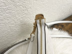 NWT COACH Women’s Teri Shoulder Bag In Signature Canvas In White/Chalk