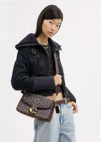 NWT COACH Soft Tabby Shoulder Bag Signature Jacquard CDT21