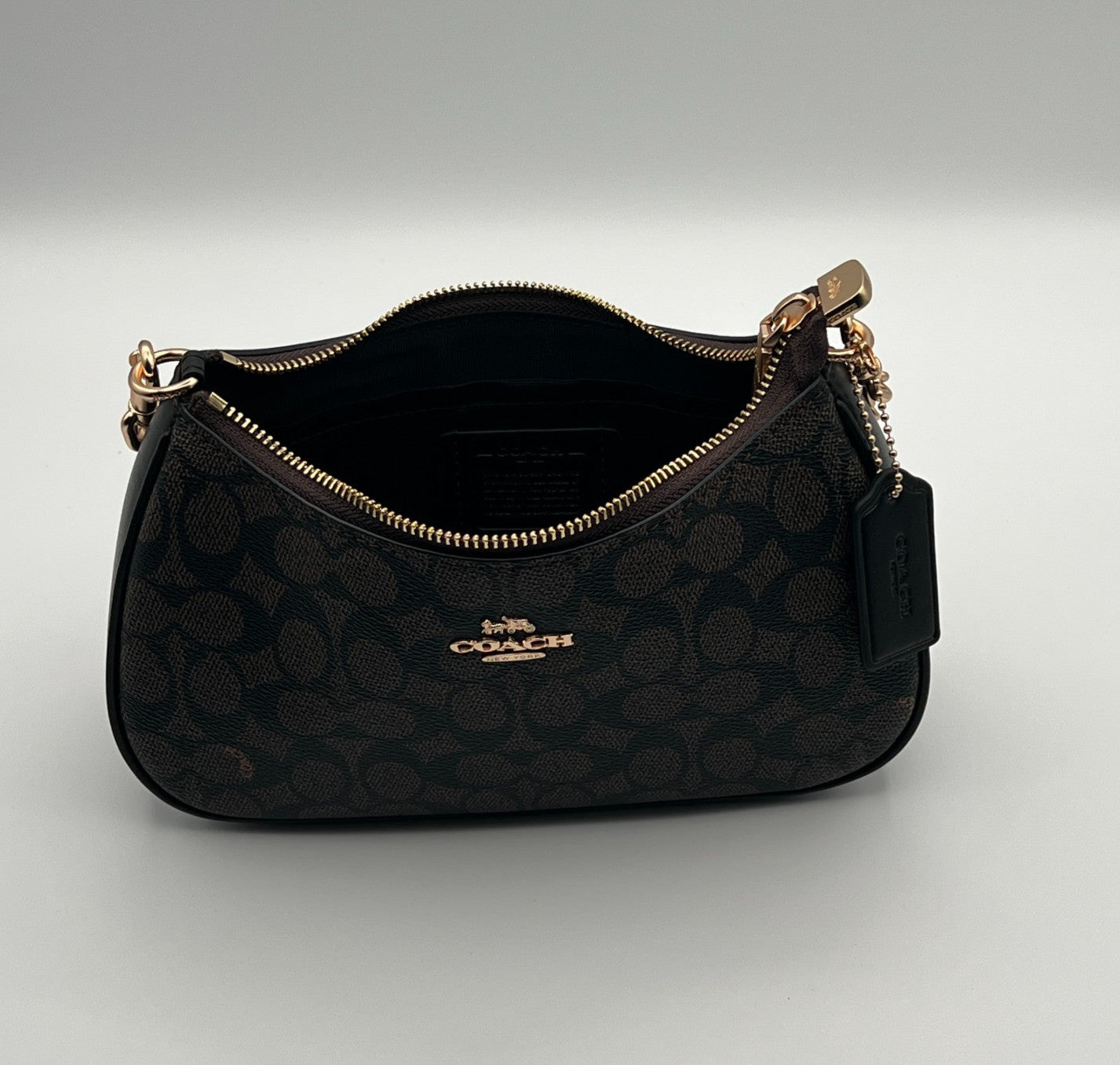 Coach Outlet Teri Brown Shoulder Women's Bag Signature Canva NWT