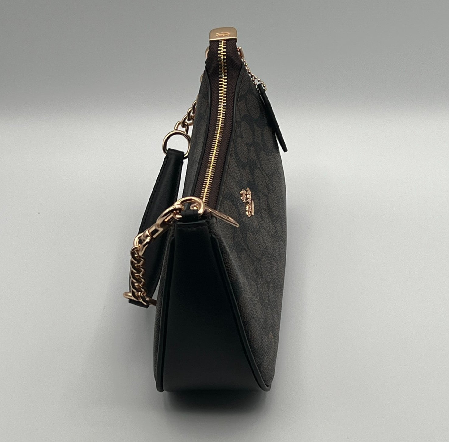 Coach Outlet Teri Brown Shoulder Women's Bag Signature Canva NWT