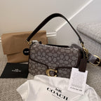 NWT COACH Soft Tabby Shoulder Bag Signature Jacquard CDT21